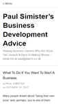 Mobile Screenshot of businessdevelopmentadvice.com